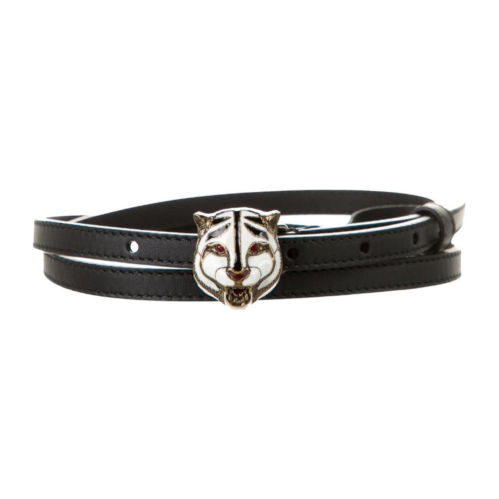 Gucci Ceramic Tiger Clasp Belt in Black NEW IN DUSTBAG - Picture 3 of 3